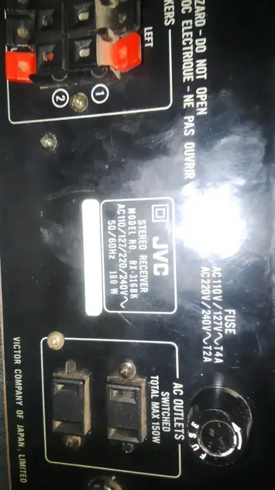 Receptor JVC RX-316 FM/AM en buen estado - miniatura 4