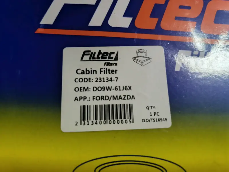 Filtro de Cabina Filtec para Ford/Mazda - 2