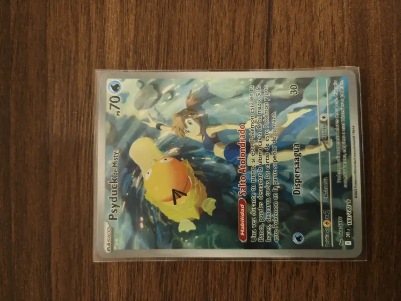 Carta Pokémon Psyduck de Misty con lámina ronaldo - 2