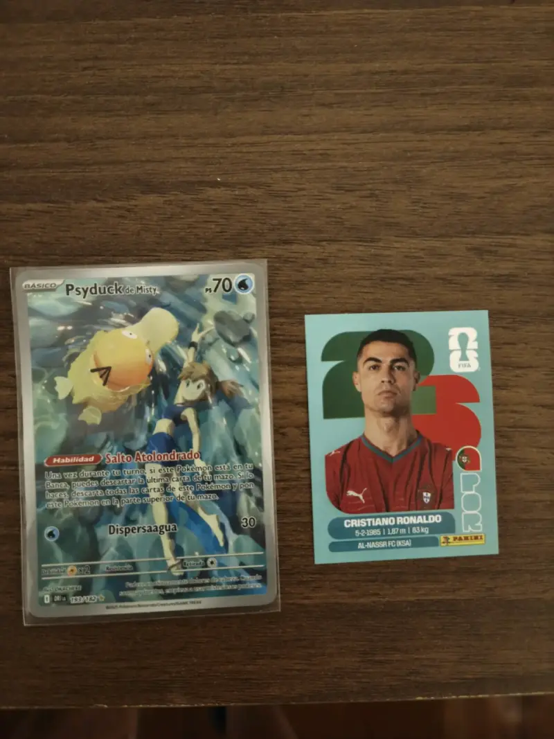 Carta Pokémon Psyduck de Misty con lámina ronaldo - 5