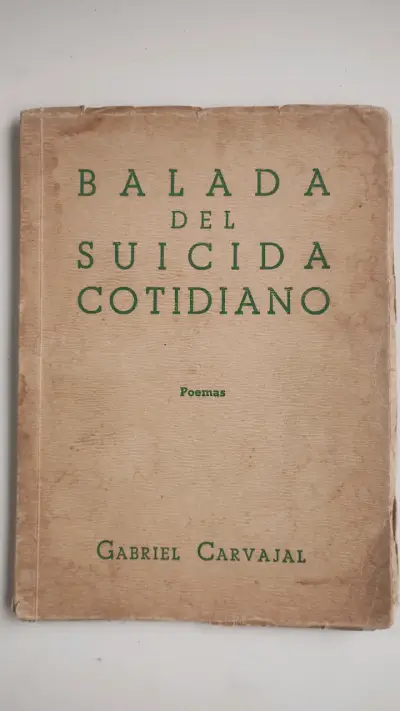 Libro 'Balada del Suicida Cotidiano' de Gabriel Carvajal - miniatura 1