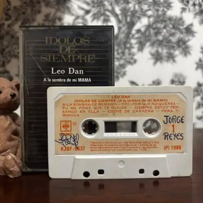 Cassette Leo Dan Ídolos de Siempre 1986 Chile - miniatura 2
