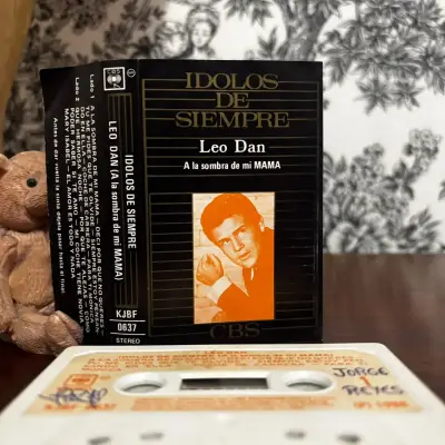 Cassette Leo Dan Ídolos de Siempre 1986 Chile - miniatura 4