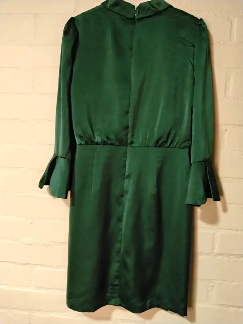 Vestido verde elegante Vince Camuto con lazo - 2