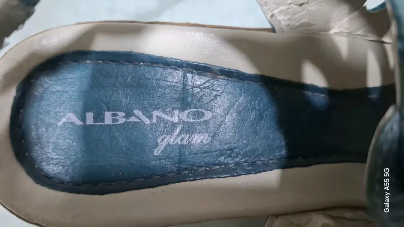 Sandalias de Cuña Azul Albano para Mujer - 2