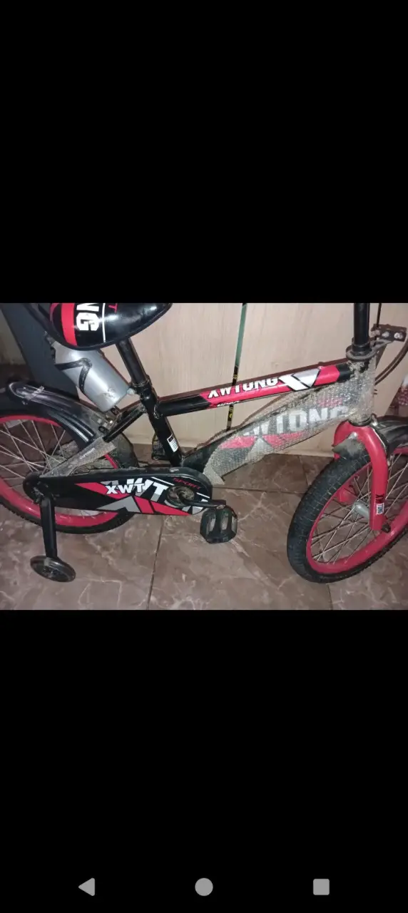 Bicicleta infantil XWlong con ruedas de apoyo - 3