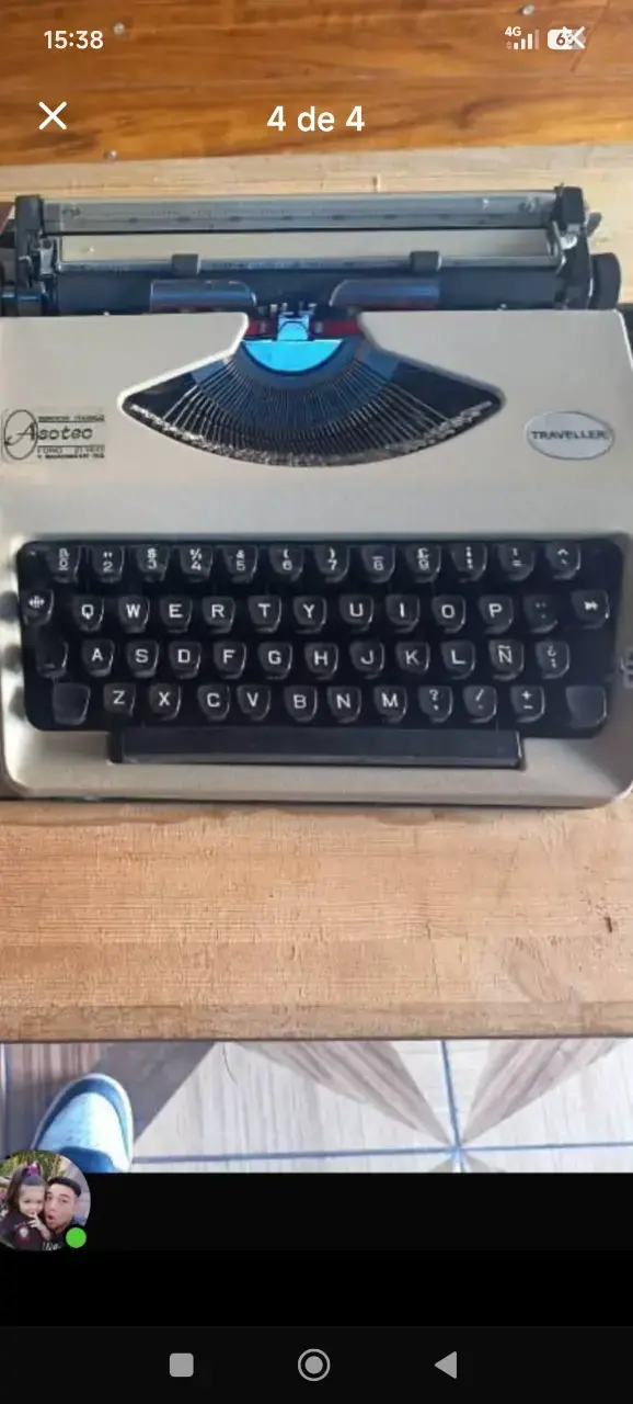 Máquina de escribir Asotec Traveller en buen estado - 3