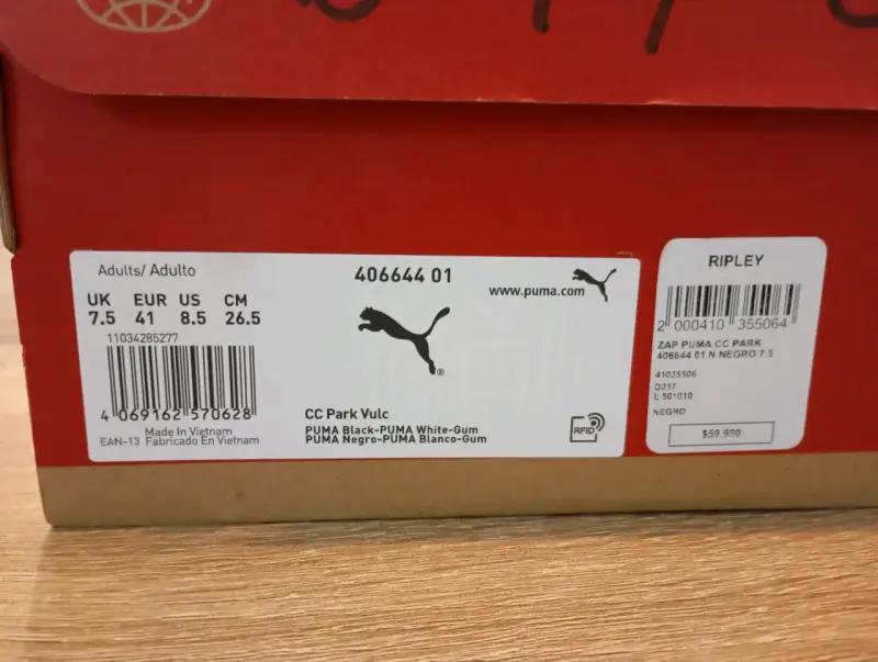 Zapatillas Puma CC Park Vulc negras - 4