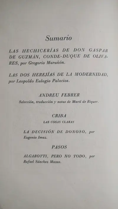 Revistas Cruz y Raya números 34 y 35 - miniatura 4