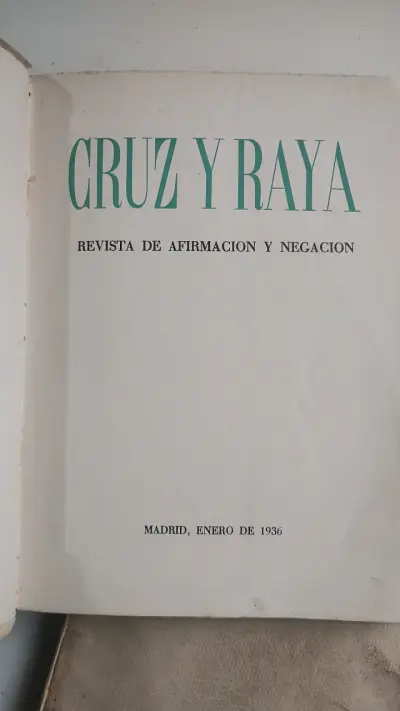 Revistas Cruz y Raya números 34 y 35 - miniatura 6