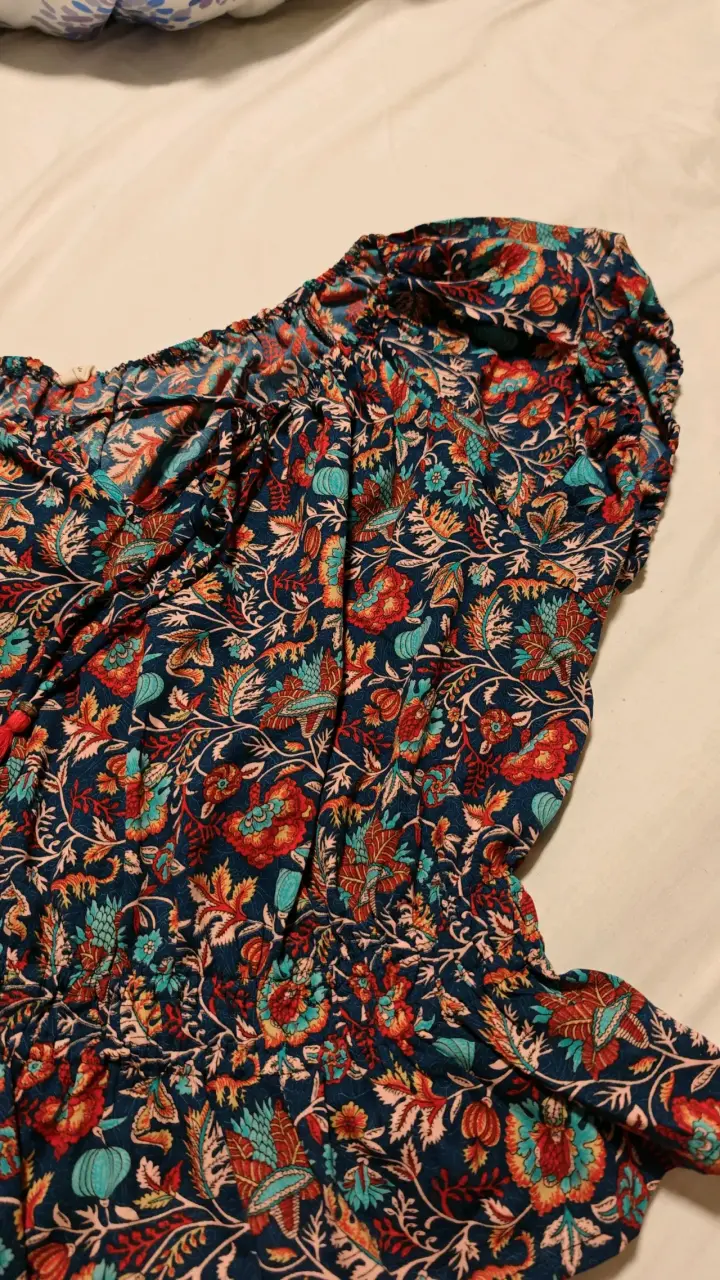 Blusa estampada floral colorida - 3