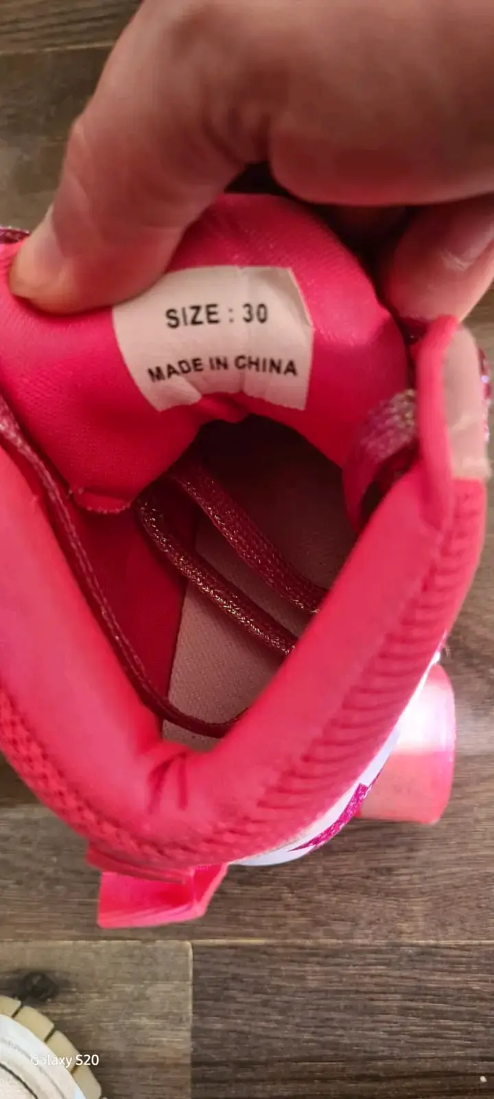Patines de cuatro ruedas rosados para niña - 3