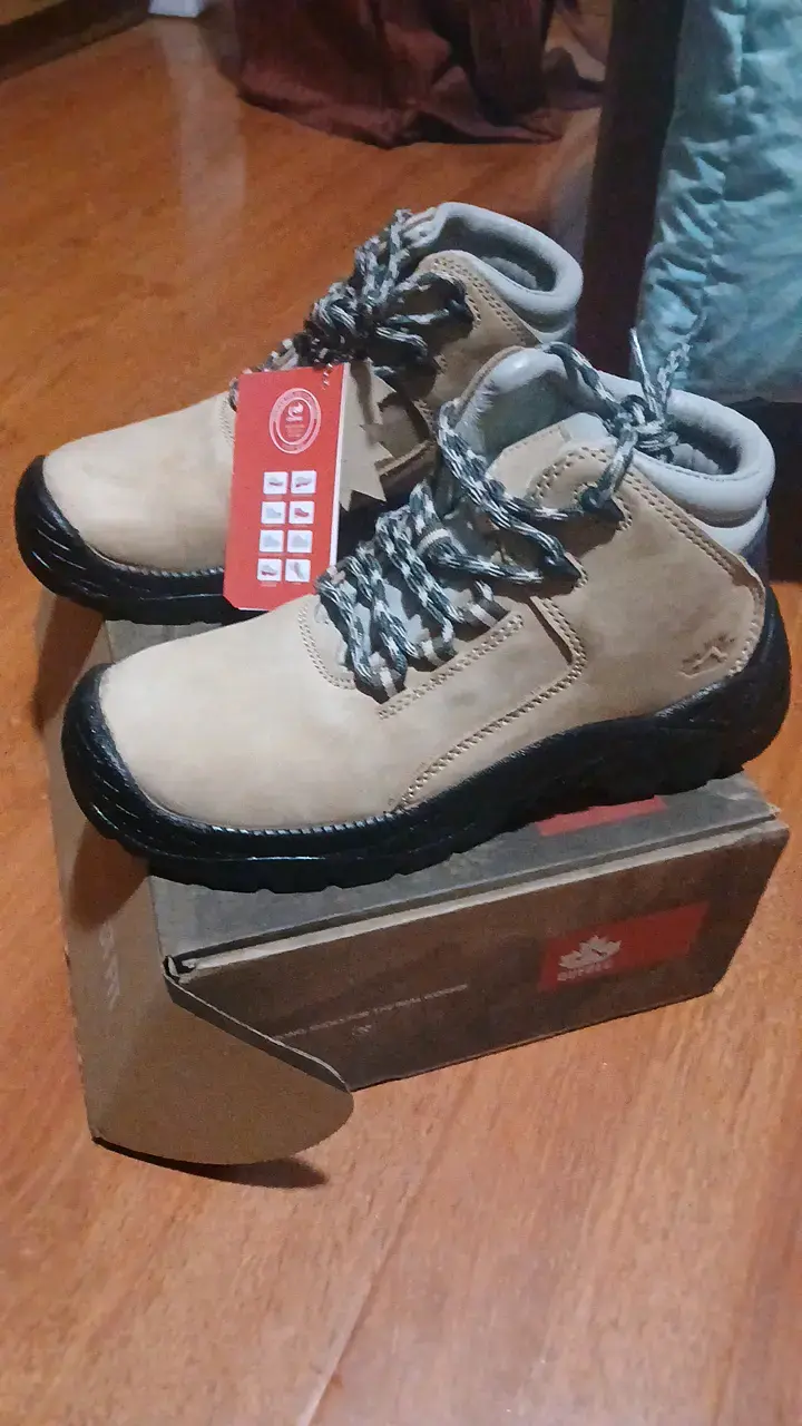 Botas de trekking beige / Zapatos de seguridad - 3