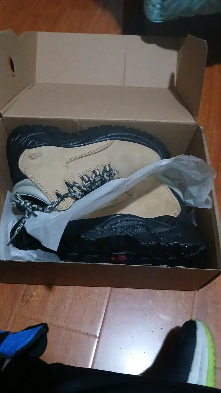 Botas de trekking beige / Zapatos de seguridad - 5