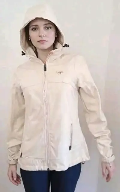 Chaqueta Softshell Mujer Lippi Beige - miniatura 1