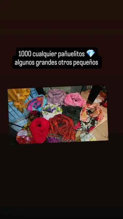 Pañuelos de colores variados para mujer - miniatura 1