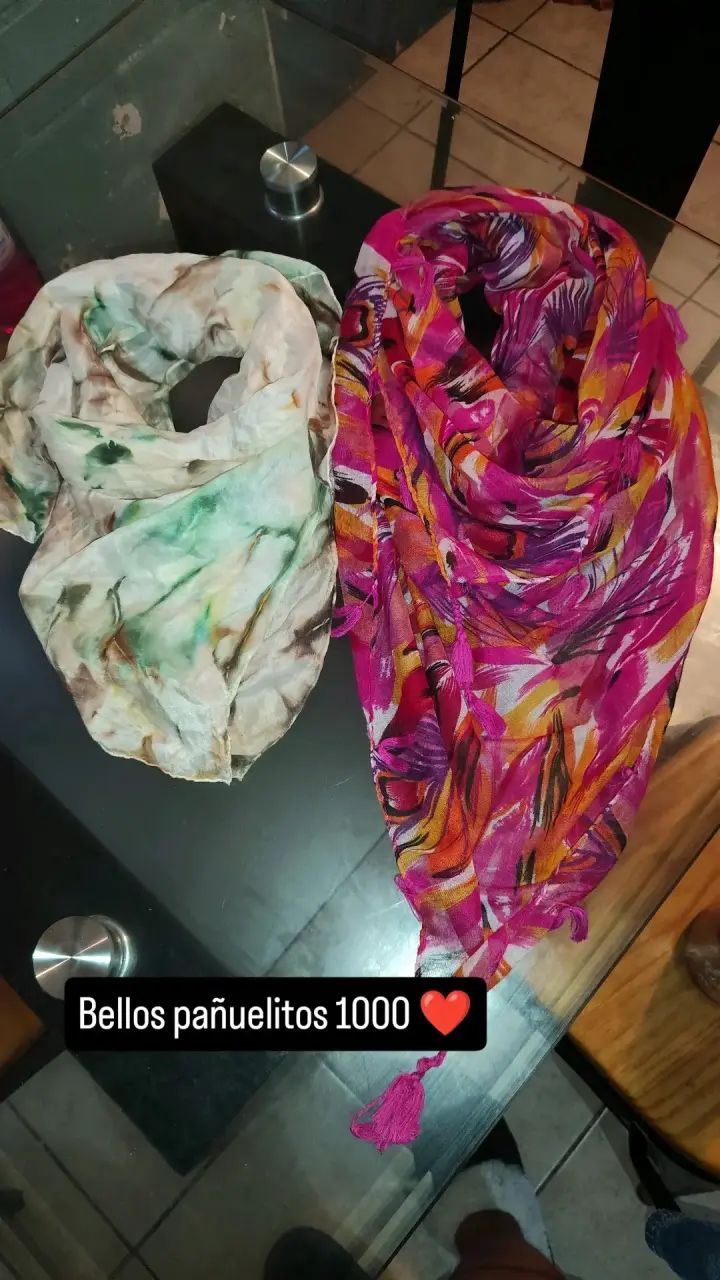 Pañuelos de colores variados para mujer - 2