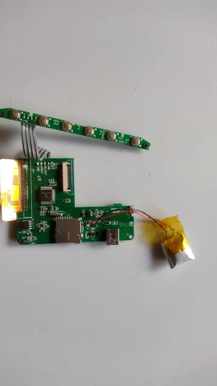 Placa controladora con botones LED