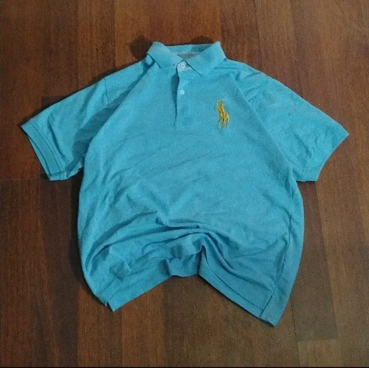 Polera Polo Ralph Lauren azul celeste - 1