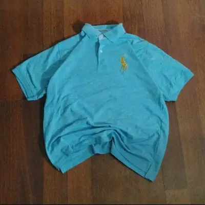 Polera Polo Ralph Lauren azul celeste - miniatura 1
