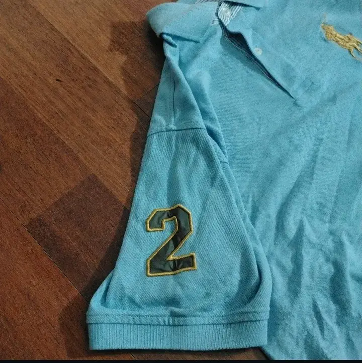 Polera Polo Ralph Lauren azul celeste - 2