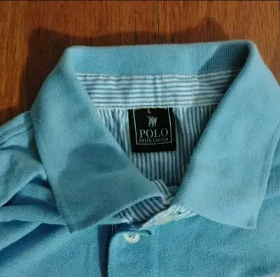 Polera Polo Ralph Lauren azul celeste - miniatura 3