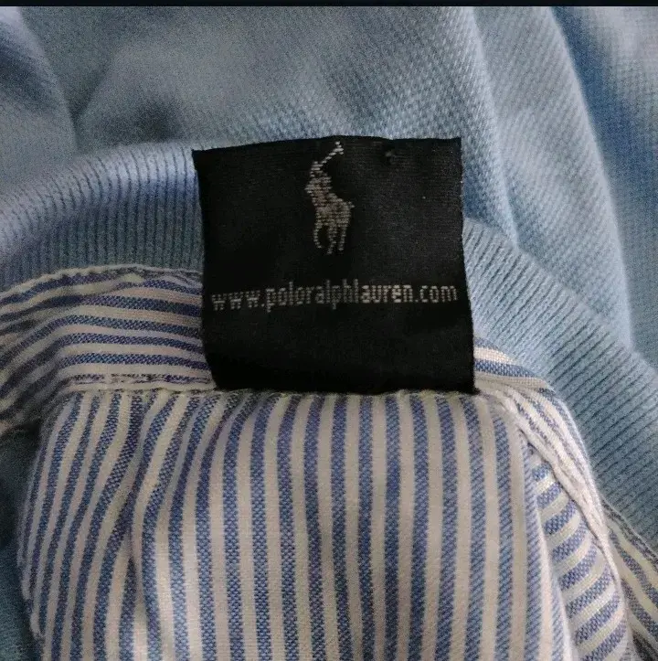 Polera Polo Ralph Lauren azul celeste - 4