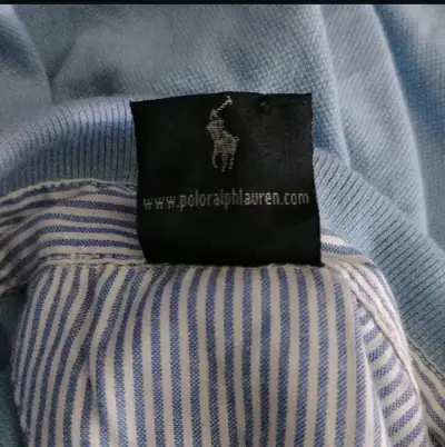 Polera Polo Ralph Lauren azul celeste - miniatura 4