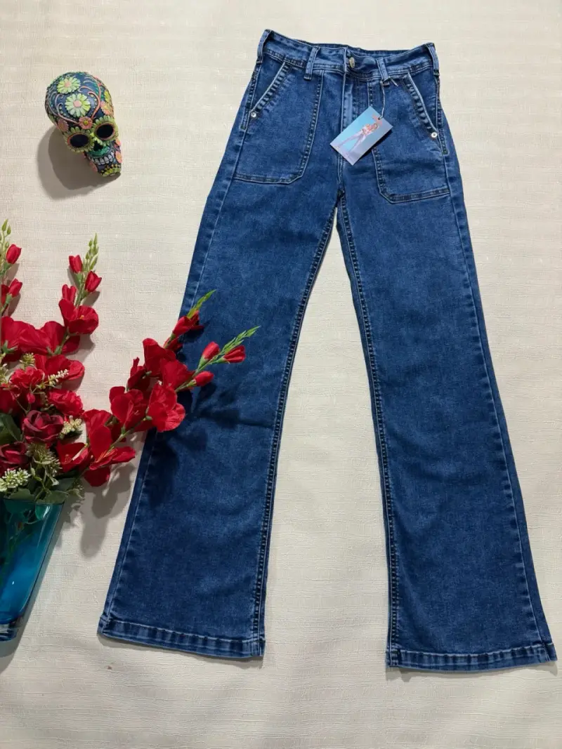 Jeans acampanados azul talla 36 NASA - 2