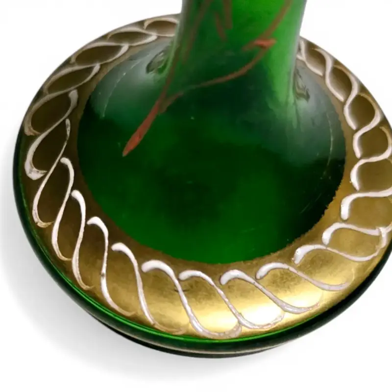 Florero Violetero Bohemia c.a. 1920-1930 Cristal - 2