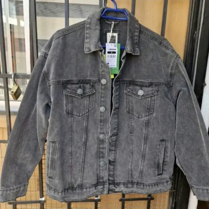 Chaqueta de mezclilla Americanino gris para hombre - 2