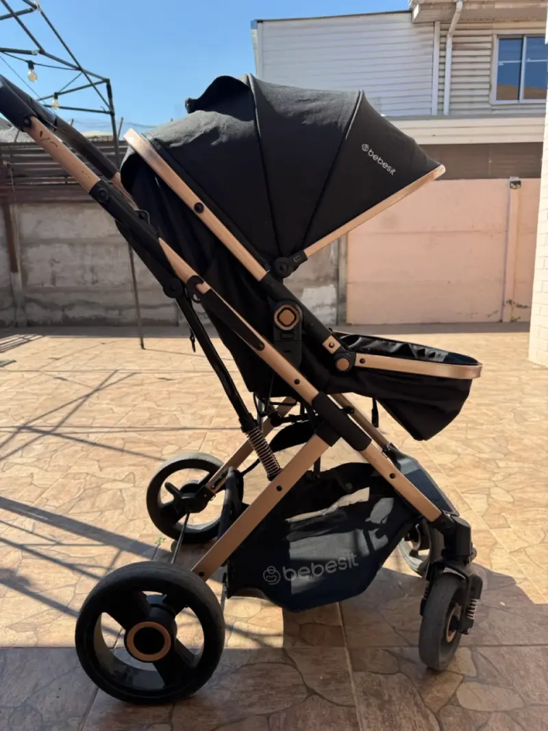 Coche de bebé Bebesit plegable negro - 2