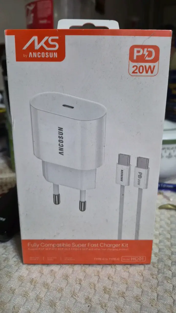 Cargador rápido 20W USB-C Ancosun