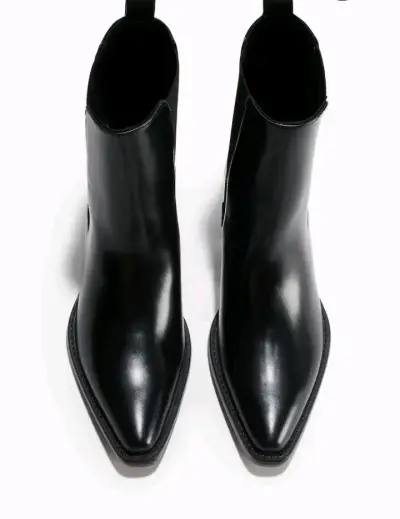 Botines hym negro elegantes número 36. - miniatura 1