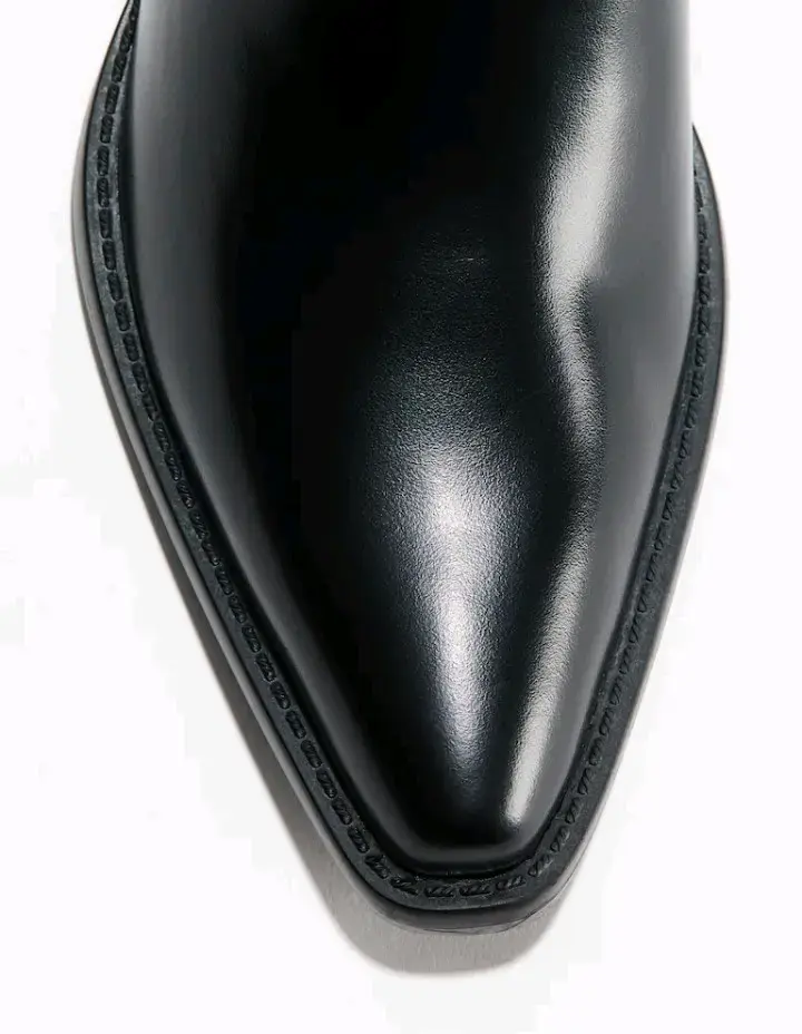 Botines hym negro elegantes número 36. - 2
