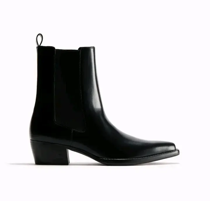 Botines hym negro elegantes número 36. - 3
