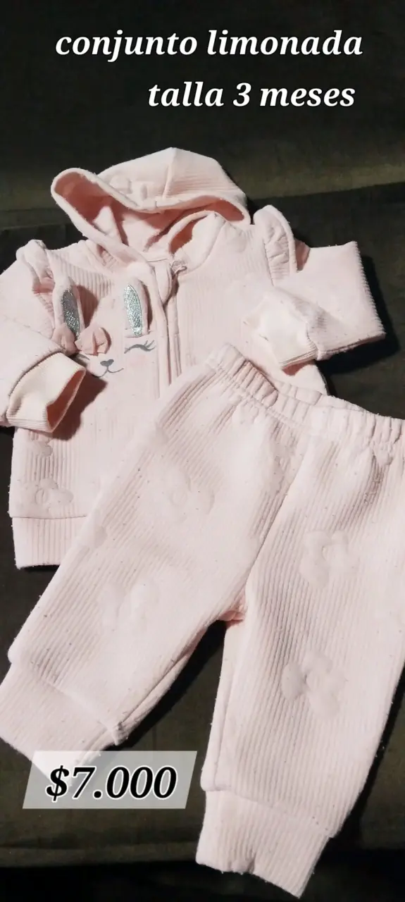 Conjunto de bebé Limonada talla 3 meses