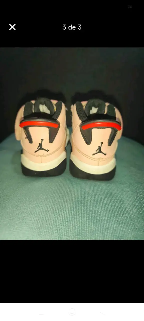 Zapatillas deportivas para niños Jordan color rosa - 3