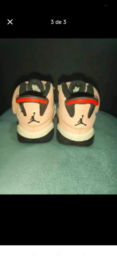 Zapatillas deportivas para niños Jordan color rosa - miniatura 3