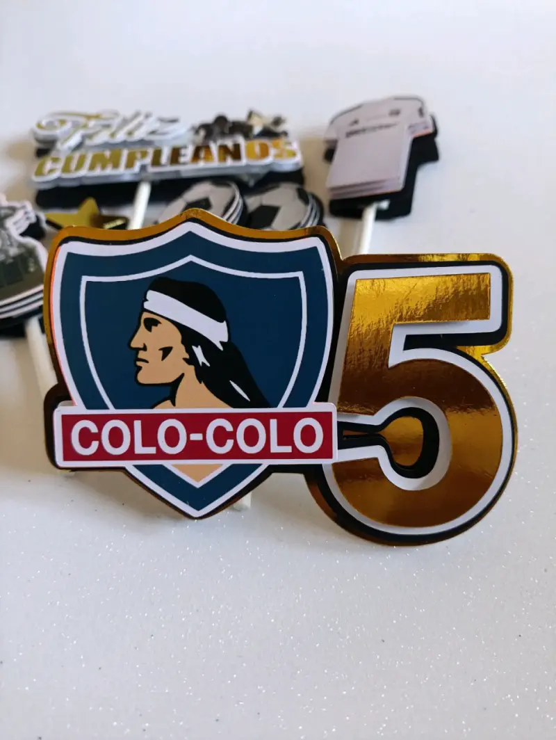 Decoración de torta Colo-Colo cumpleaños - 2