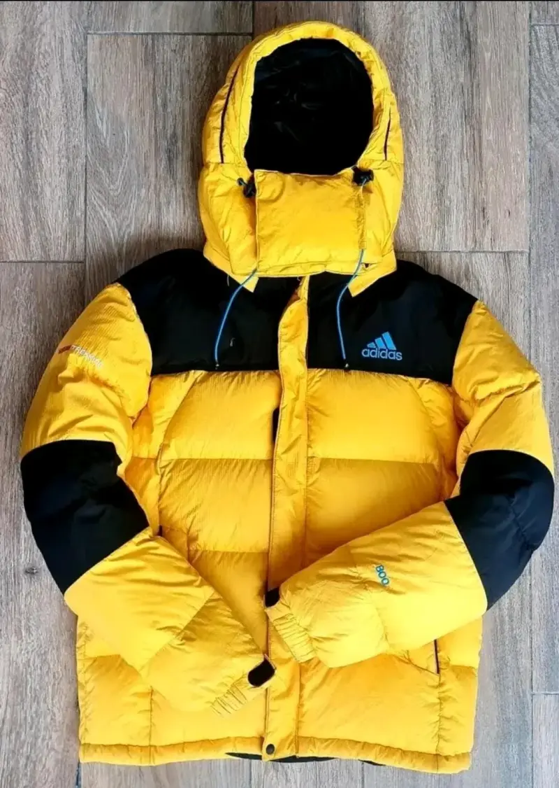 Chaqueta de invierno amarilla y negra Adidas - 2