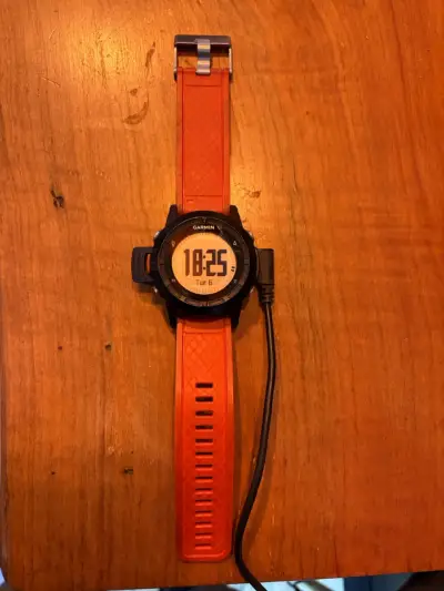 Reloj Garmin Fenix con Correa Naranja - miniatura 1