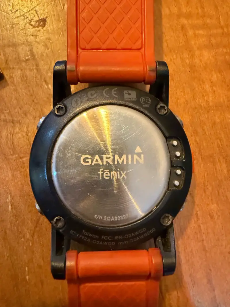 Reloj Garmin Fenix con Correa Naranja - 2
