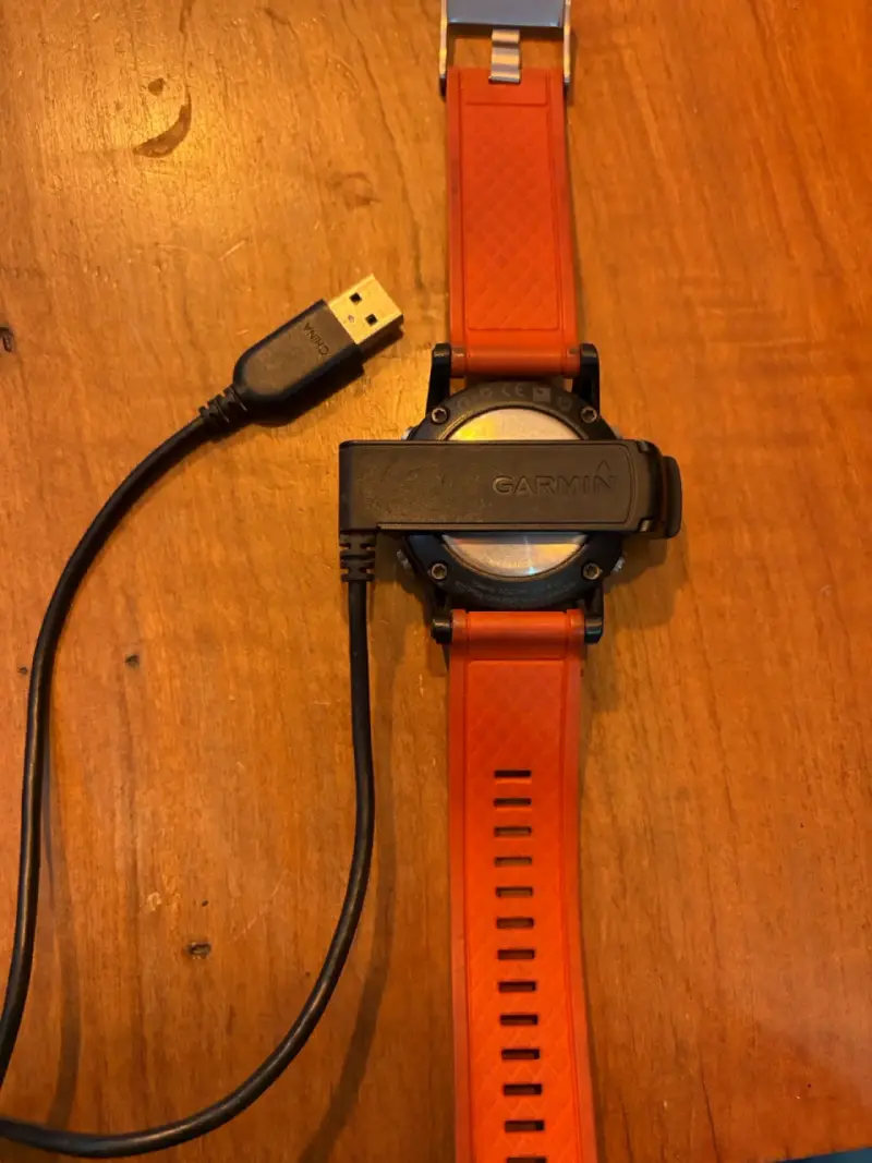 Reloj Garmin Fenix con Correa Naranja - 3