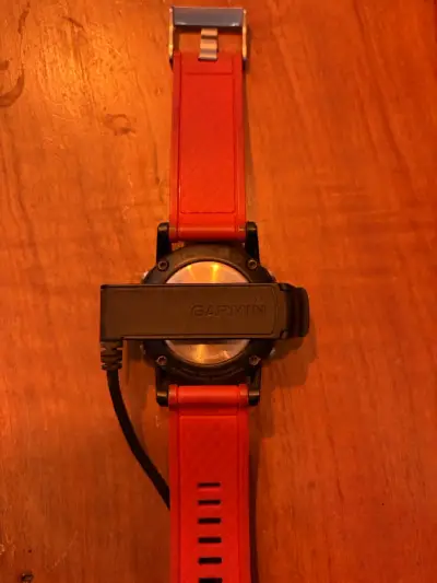 Reloj Garmin Fenix con Correa Naranja - miniatura 4