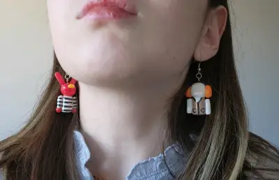 Aros Bodoque y Juanin hechos a mano - miniatura 5