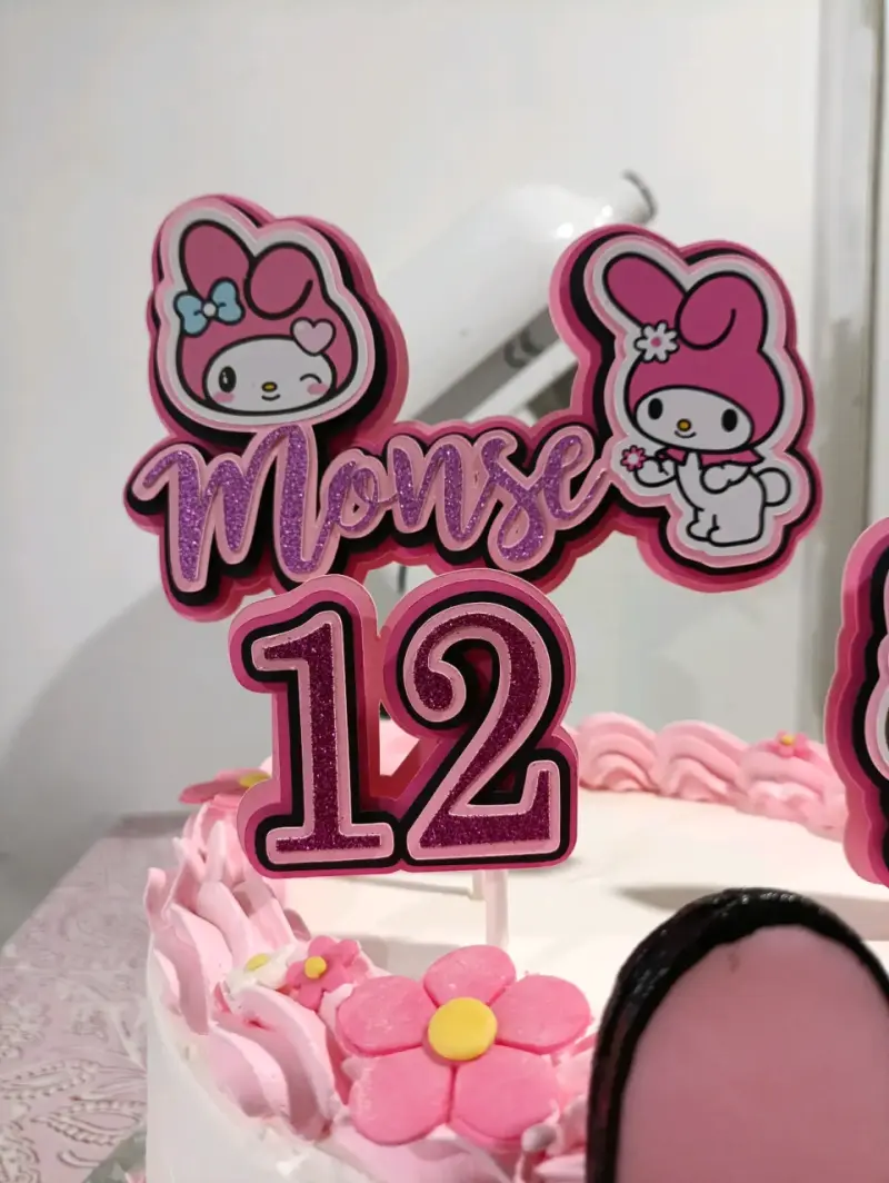 Toppers My Melody para cumpleaños - 2