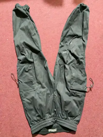 Pantalones impermeables negros Cluster Young - miniatura 1