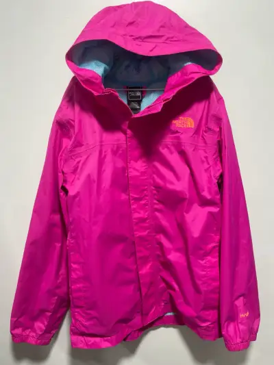 Chaqueta impermeable fucsia The North Face  niñ - miniatura 1