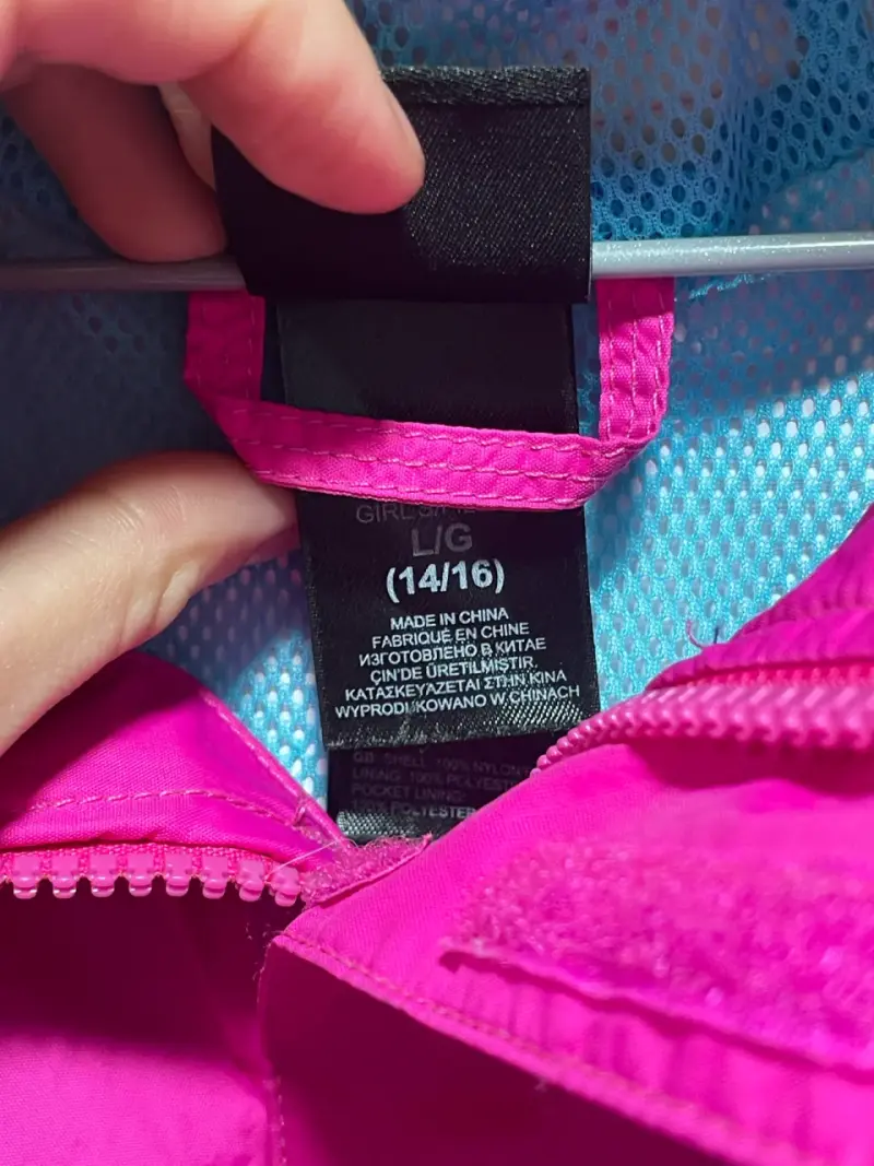 Chaqueta impermeable fucsia The North Face  niñ - 2